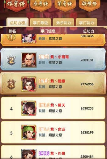 大掌门红将有哪些1