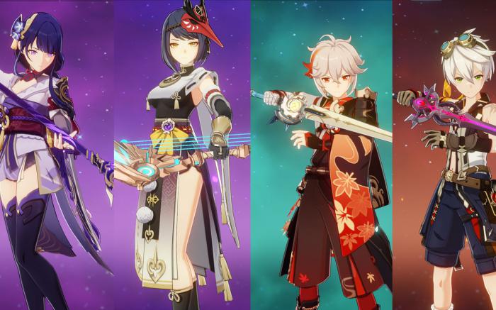 原神万叶能进什么队伍1