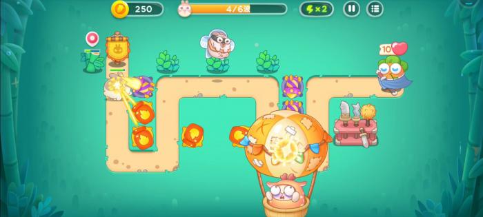 保卫萝卜卧兔藏龙第37关怎么玩2