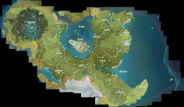 如何在地图中寻找风神瞳1