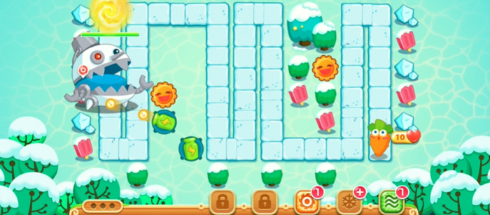 保卫萝卜2第15关怎么过1