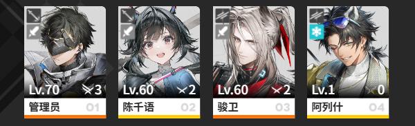 明日方舟终末地常驻6星干员配队推荐1