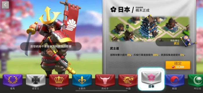 万国觉醒中可出现四队列的等级有哪些3