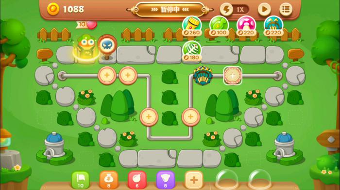 怎样通关保卫萝卜3工厂第29关1