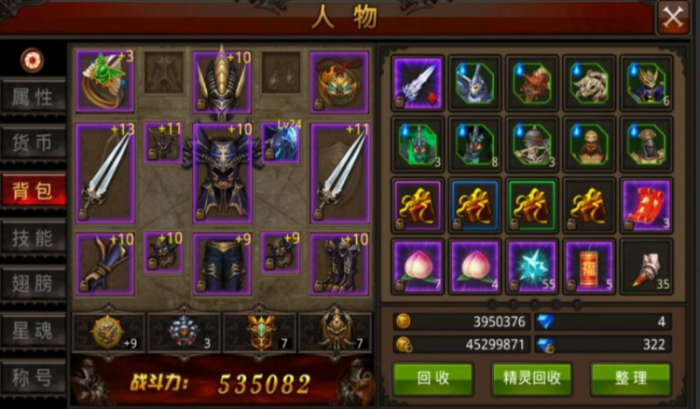 全民奇迹弓箭手如何带两个装备3