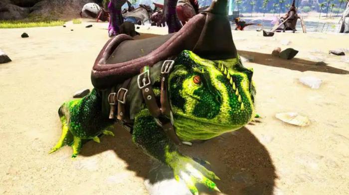 方舟生存进化魔鬼蛙怎么驯服_方舟生存进化魔鬼蛙鞍几级解锁