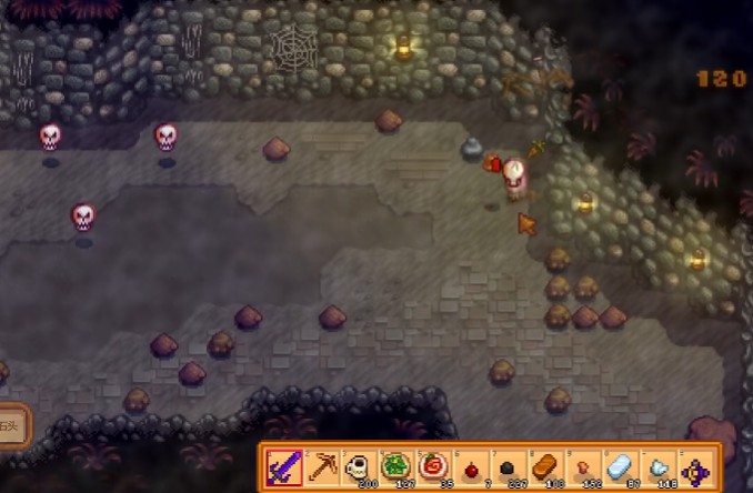 星露谷物语怎么打幽灵头骨2