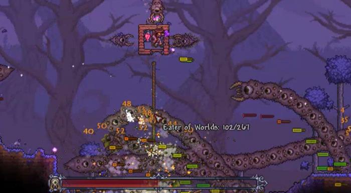 泰拉瑞亚世界吞噬怪有哪些特性1