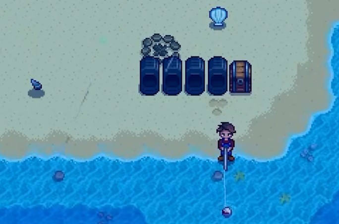 星露谷物语钓鱼的储物箱要如何放置2