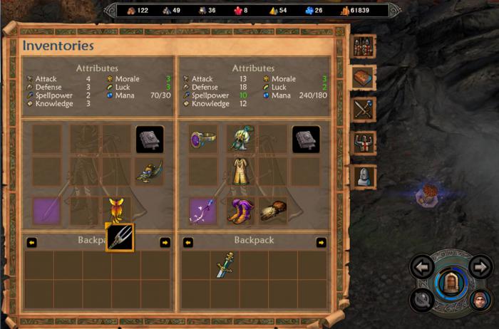 英雄无敌5怎么给英雄加宝物2