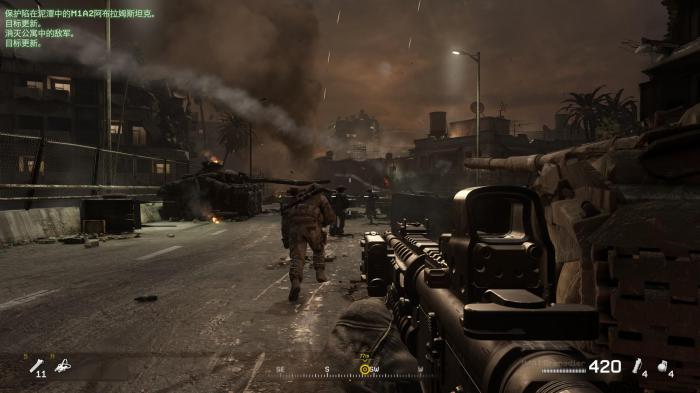 使命召唤4双人狙击怎么过的2