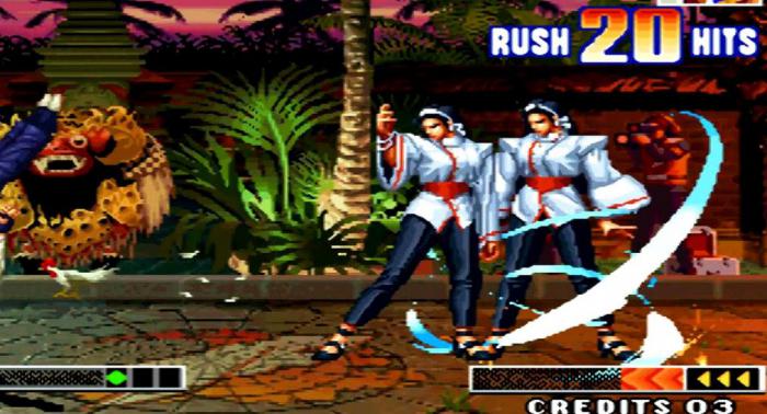 拳皇97怎么打暴走莉安娜2