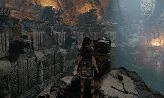 古墓丽影岩灰坑怎么过3