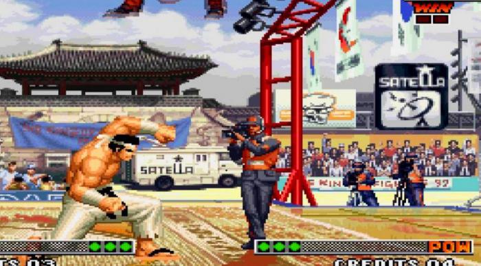 拳皇97的人物怎么奔跑1