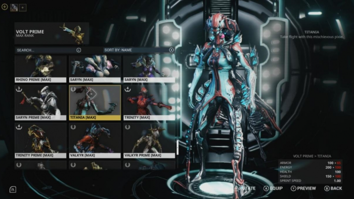 星际战甲槽位留什么战甲1