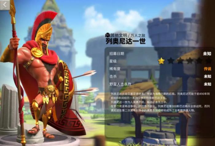 万国觉醒列奥尼达一世值得培养吗1