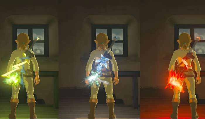 旷野之息里的各种元素杖怎么使用3