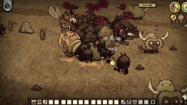 饥荒当中的座狼该怎么去打_饥荒座狼召唤的小狼咬墙吗