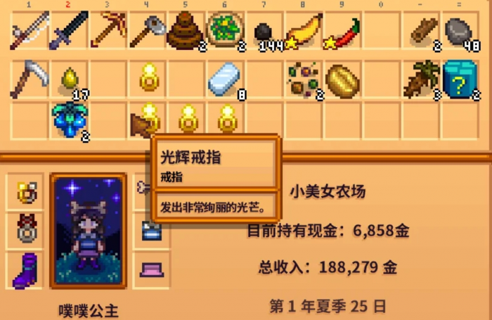 星露谷物语戒指和消耗品图鉴有哪些2