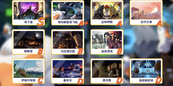 鹅鸭杀丛林神殿地图有什么任务1