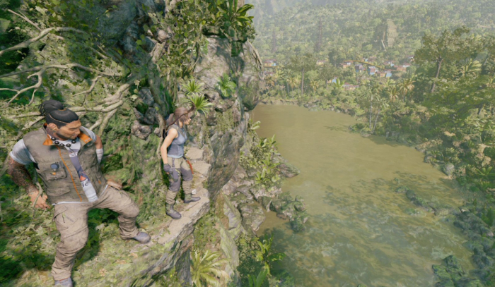 古墓丽影墙壁怎么勾住3