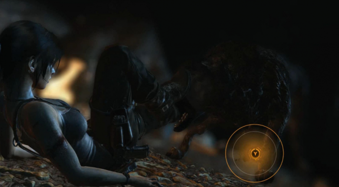 古墓丽影暗影被狼扑倒后怎么按1