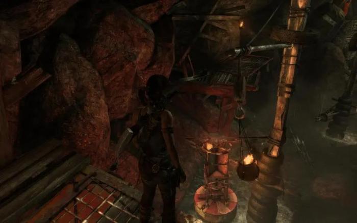 古墓丽影9四个黄箱子怎么过3