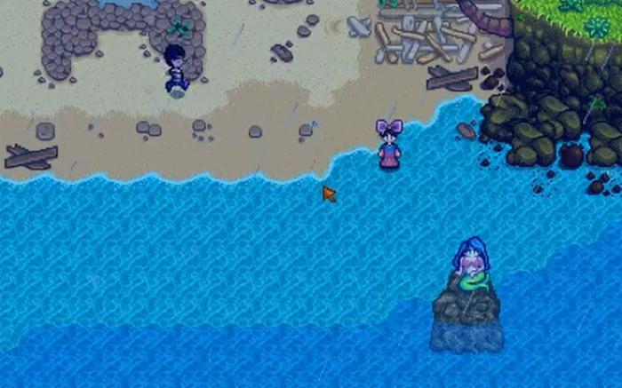 星露谷物语夜市美人鱼怎么敲击2