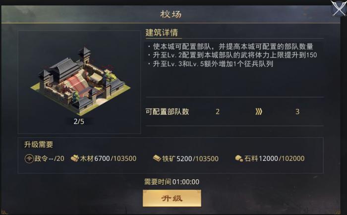 率土之滨先升什么建筑2