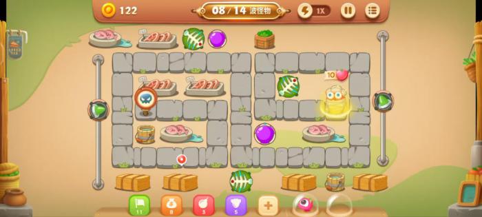 保卫萝卜3攻略集市全部关卡怎么玩1