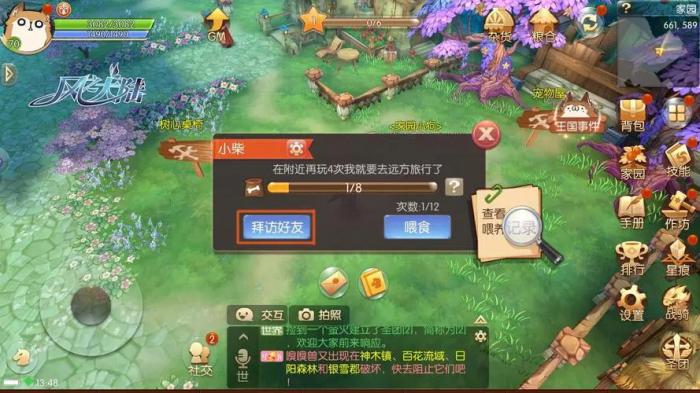 风之大陆家园怎么养两只宠物2