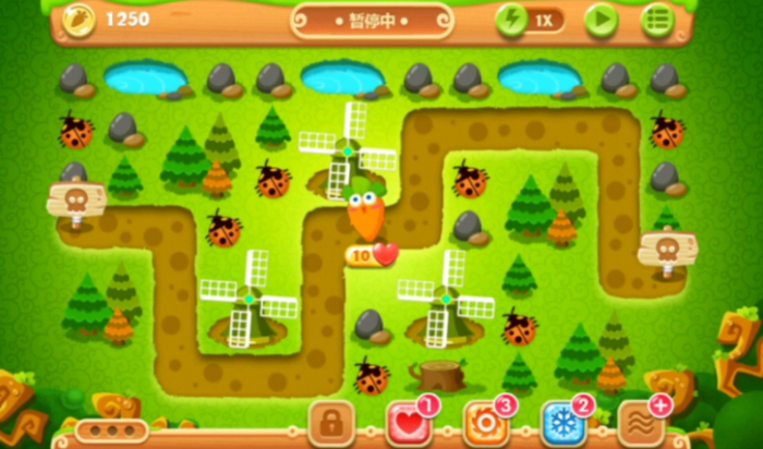 保卫萝卜2第22关怎么玩3