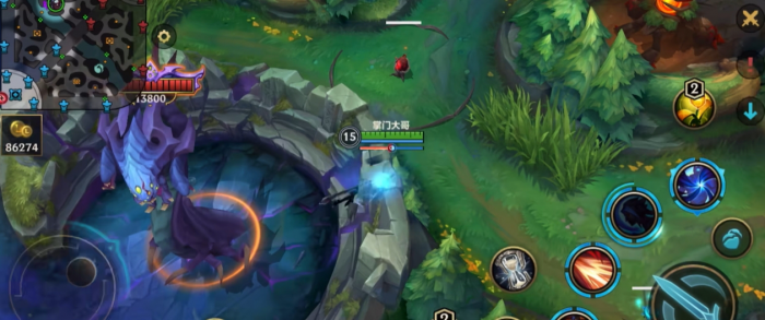 英雄联盟手游凯隐怎么穿墙3