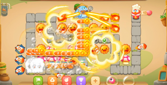 保卫萝卜3第七十关怎么过3