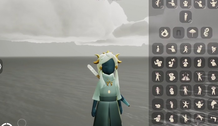 光遇怎么打着伞转圈圈1