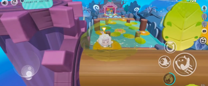 蛋仔派对溪上林间怎么玩2