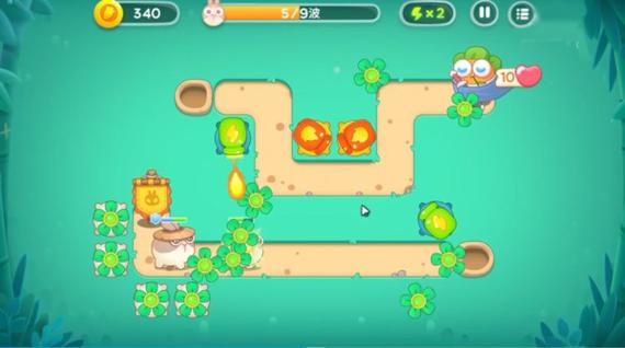 保卫萝卜2第十三关怎么过_保卫萝卜2第13关攻略图解法