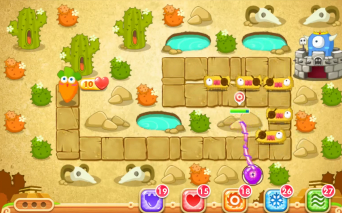 保卫萝卜2第79关怎么过1