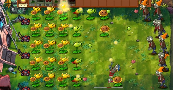 《植物大战僵尸融合版》冒险模式第2关通关攻略6