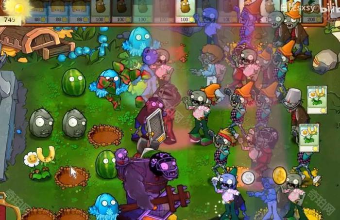 《植物大战僵尸杂交版》挑战模式第72关通关攻略5