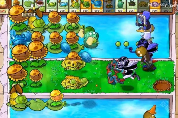 《植物大战僵尸杂交版》挑战模式第10关通关攻略4