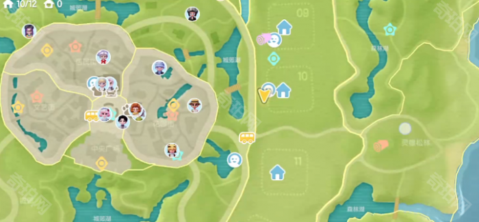 《心动小镇》每日溜溜橡木及无暇萤石位置一览2