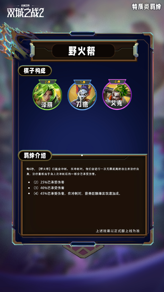 云顶之弈手游S13特质类羁绊有哪些11