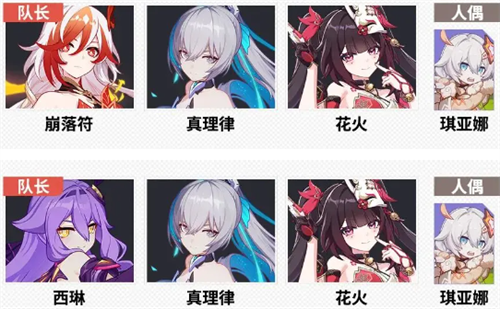 崩坏3花火阵容怎么搭配4