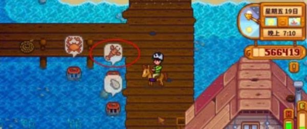 星露谷物语蟹笼的诱饵怎么放5