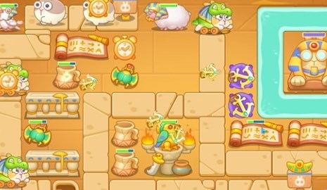 保卫萝卜4法老归来第39关怎么过2