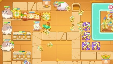 保卫萝卜4法老归来第39关怎么过4