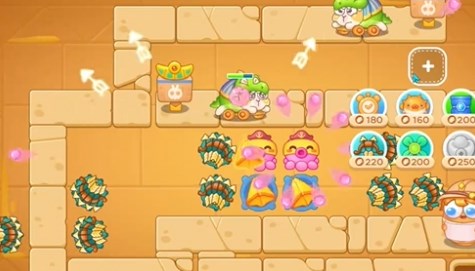 保卫萝卜4法老归来第38关怎么过6