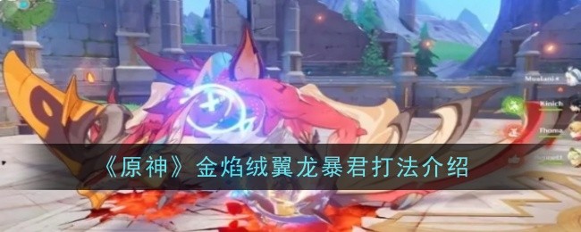 原神金焰绒翼龙暴君打法是什么1