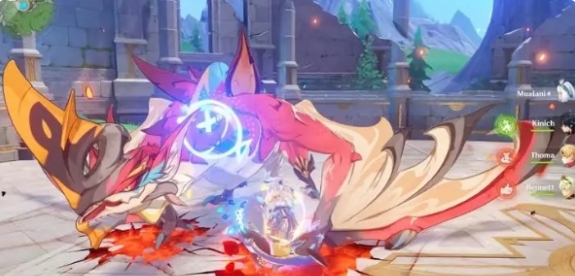 原神金焰绒翼龙暴君打法是什么3